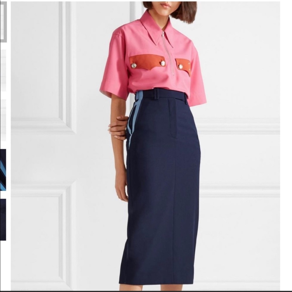 Calvin Klein 205W39NYC collection midi skirt